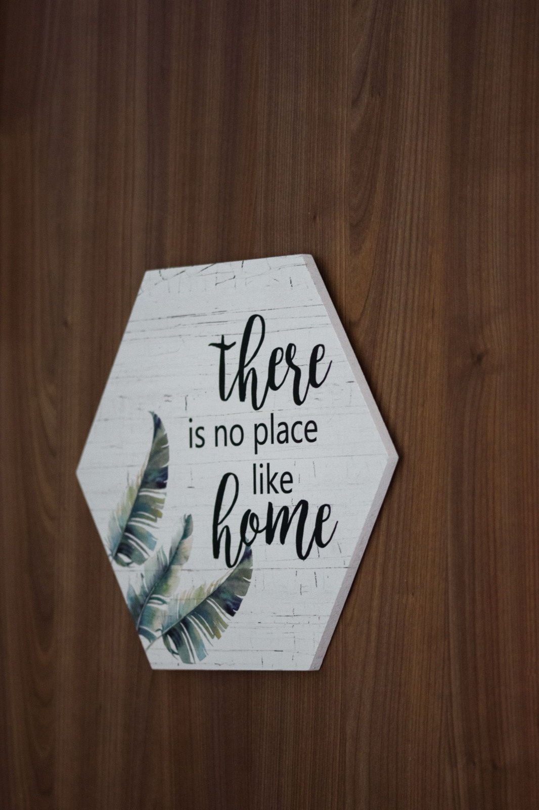 Custom laser-cut wood monogram sign